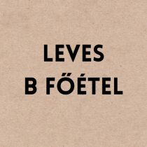 Csontleves /tészta, zöldség/ + Máglyarakás  -1B