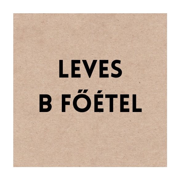 Csontleves /tészta, zöldség/ + Máglyarakás  -1B