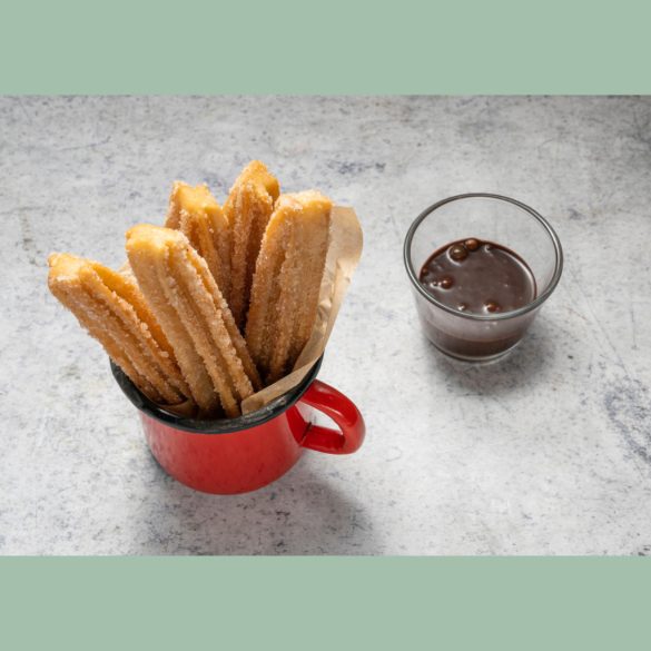 Churros csokoládészósszal (5db)