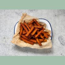 Édesburgonya hasábok