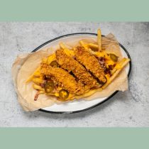 Rántott Csirkés Sajtos Sültkrumpli